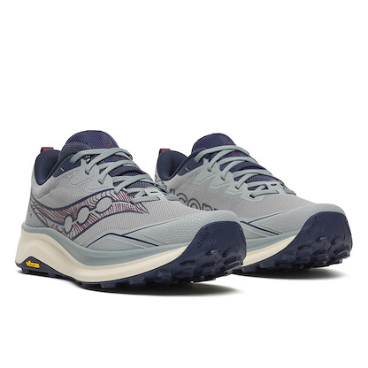 Saucony Men's Peregrine 16 Fossil/Naval Running Shoe - S101555-1011