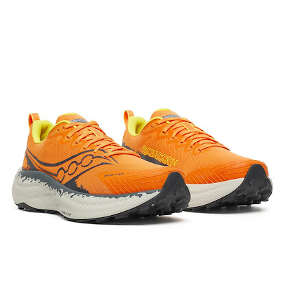 Saucony Men's Ride TR3 Fuego/Cyber Running Shoe - S101114-1010