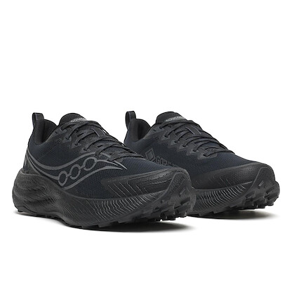 Saucony Men's Ride TR3 GTX Triple Black Running Shoe - S101118-1006