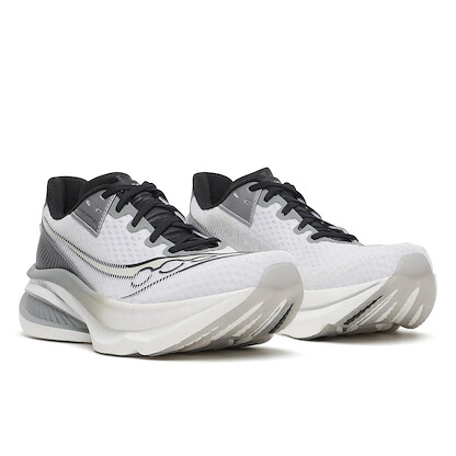 Saucony Men's Endorphin Azura White/Fossil Running Shoe - S101329-1045