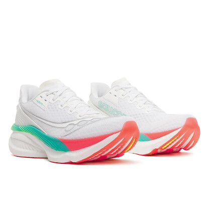Saucony Women's Chicago Endorphin White/Multi Running Shoe - S101348-1032