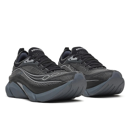 Saucony Unisex Endorphin Elite 3 Black/Gunmetal Running Shoe - S100981-1020