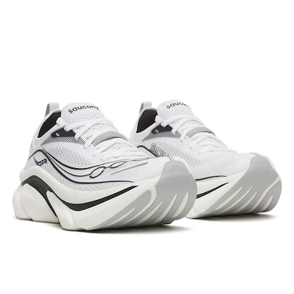 Saucony Unisex Endorphin Elite 3 White/Black Running Shoe - S100981-1025