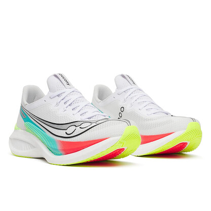 Saucony Men's Endorphin Pro 5 White/Multi Running Shoe - S101360-1010