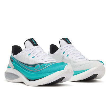 Saucony Men's Endorphin Pro 5 White/Tranquil Running Shoe - S101360-1034
