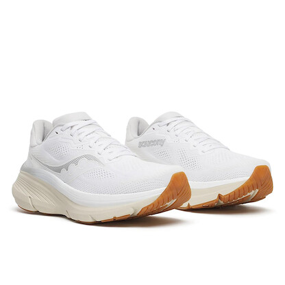 Saucony Men's Guide 19 White/Eggshell Running Shoe - S101408-1020