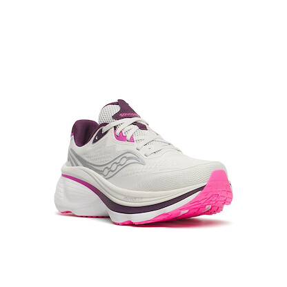 Saucony Women's Hurricane 26 Quartz/Eggplant Running Shoe - S101106-1008