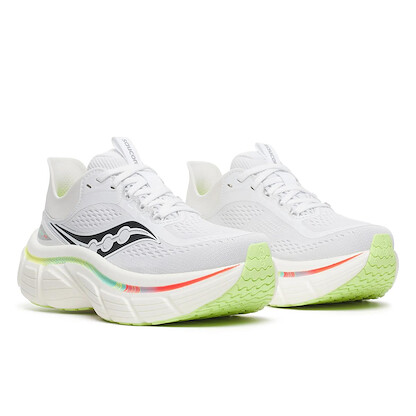 Saucony Women's Paramount Max White/Multi Running Shoe - S101168-1010