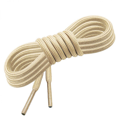 36-inch Replacement Round Shoe Laces Beige (1 pair) - 36-ROPE BEIGE