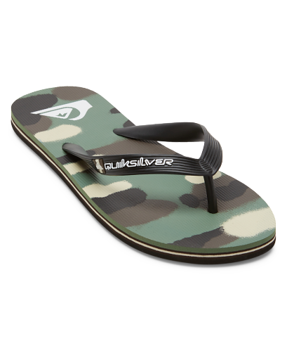 Quiksilver Men's Molokai Art II 3 Sandal Black/Brown/Grey - AQYL101360_M-XKCG