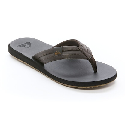 Quiksilver Men's Carver Squish Sandal Dark Brown -  CQ10101M_GXYBAG26_M-E-Dk