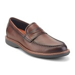Rockport Men's Ledger Dark Brown Penny Loafers - M-Ledger-DBR01
