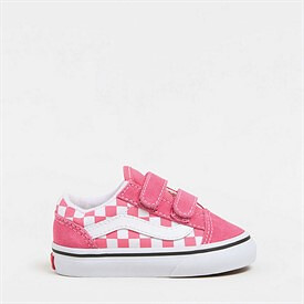 VANS Toddlers' Old Skool Checkerboard Shoes Honeysuckle - VN0009RCCHL