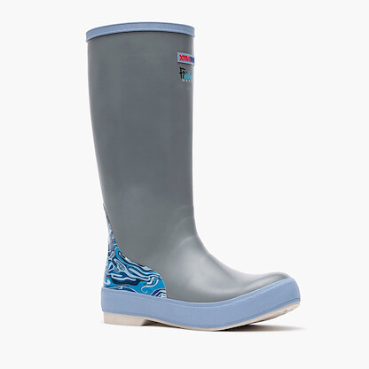 XTRATUF Women’s 15” Legacy Grey/Fishe Waters Rubber Boot - XWL100F