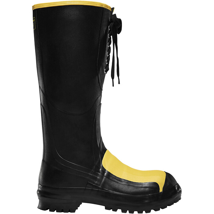 LaCrosse Men's 16" Meta Pac Steel Toe Internal Metatarsal Guard Waterproof Work Boot Black - 00228050