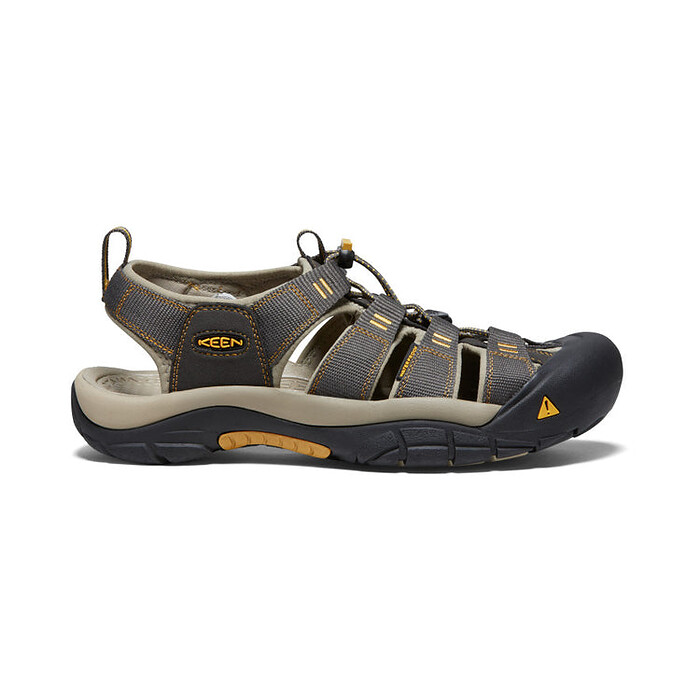 KEEN Men's Newport H2 Sandal Raven/Aluminum - 1008399