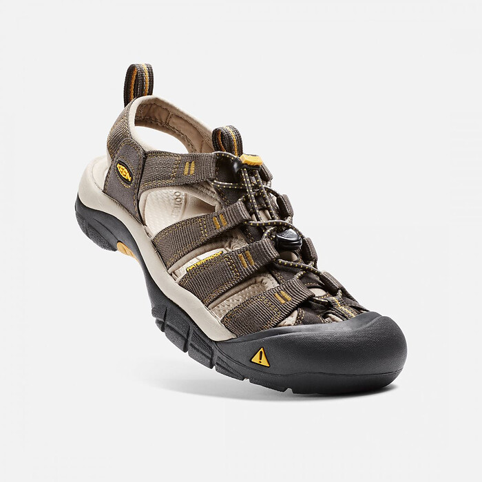 KEEN Men's Newport H2 Sandal Raven/Aluminum - 1008399