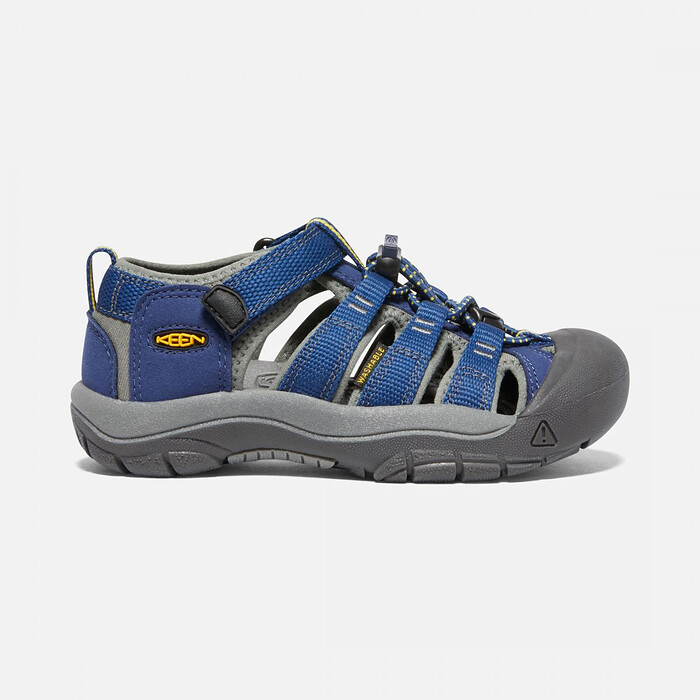 KEEN Unisex Little Kids' Newport H2 Sandal Blue Depths/Gargoyle  - 1009938