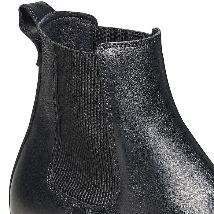 BIRKENSTOCK Men's Highwood Slip On Boot Black Leather (regular width) - 1025764