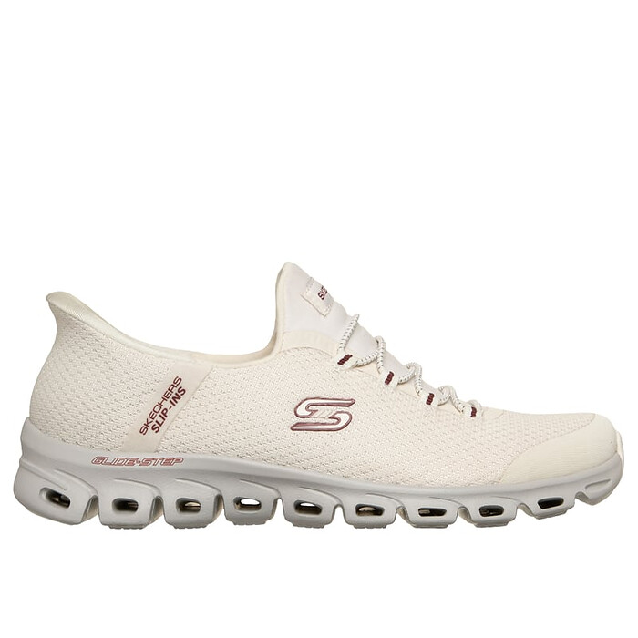 Skechers Women's Glide-Step Slip-In Off White/Grey - 104557-OWGR