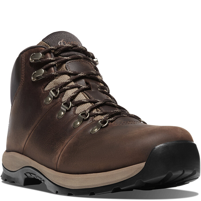 DANNER WORK Men's 4.5" Sandy Ridge Aluminum Toe EH Waterproof Work Boot Brown - 11323