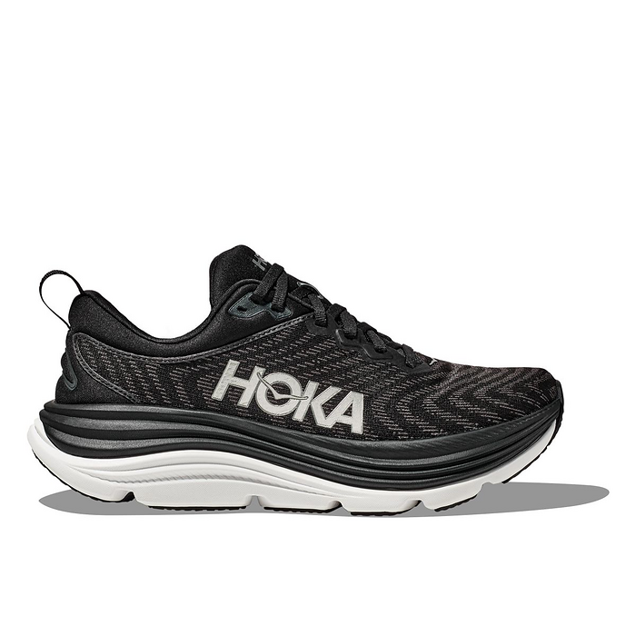 HOKA Women's Gaviota 5 Wide Black/White - 1134270-BWHT