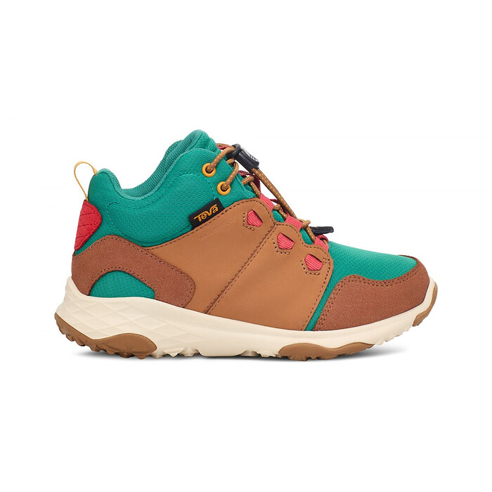 Teva Kids' Unisex Canyonview Mid Hiking Shoe Lion/Cadmium Green - 1140050C-LCGR