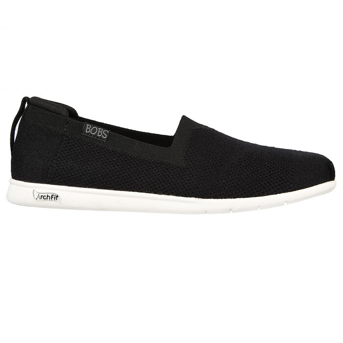 Skechers Women's Arch Fit Plush - Breezy Babe Slip-On Black - 114109-BLK