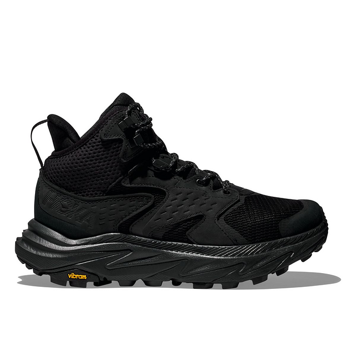 HOKA Men's Anacapa 2 Mid GTX Hiking Boot Black/Black - 1141633F-BBLC
