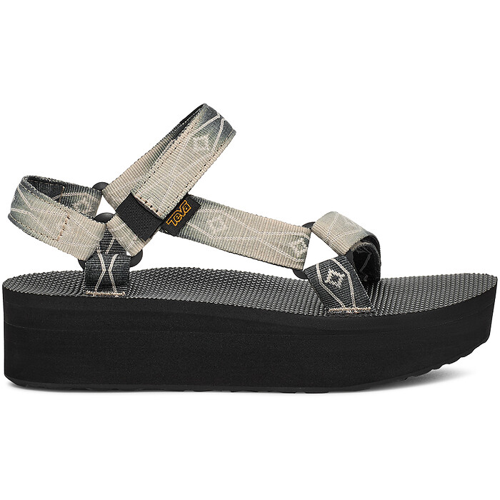 Teva Women's Flatform Universal Sunscape Sandal Waterless Black/Cream - 1166812-WKC