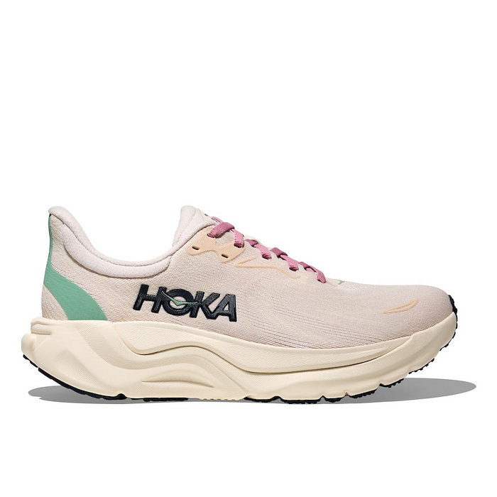 HOKA Women's Arahi 8 Wide Running Shoes Rose Cream/Alabaster - 1168711-RCRM