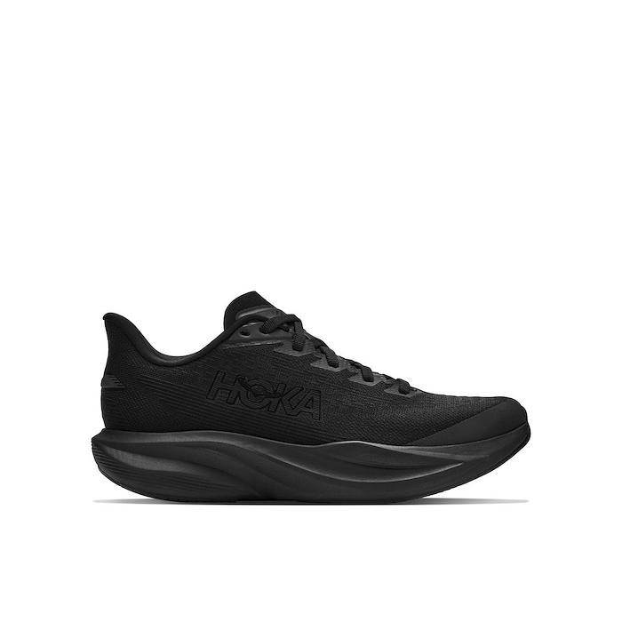 Hoka Unisex Big Kid's Mach 7 Black/Black Running Shoes - 1176590-BBLC