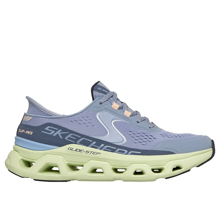 Skechers Women' Glide-Step Slip-Ins Shoe Blue/Multi - 150510-BLMT