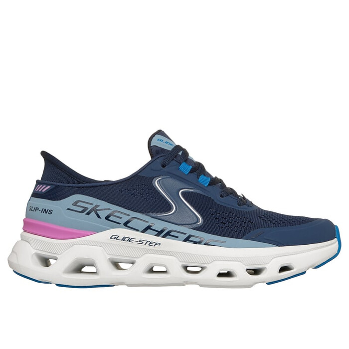 Skechers Womens Slip-ins: Glide-Step Altus Slip-in Shoes Navy/Blue - 150510-NVBL