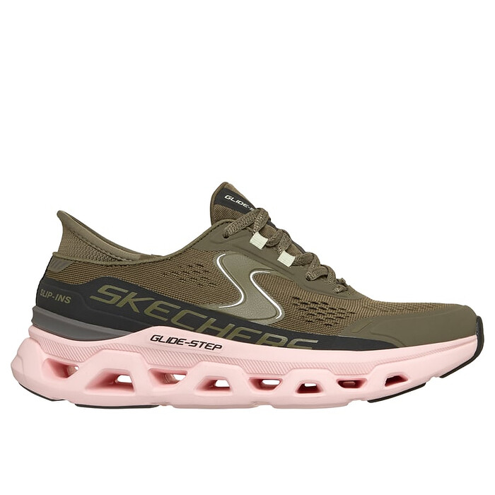 Skechers Women's Glide-Step Slip-In Shoe Olive - 150510-OLV