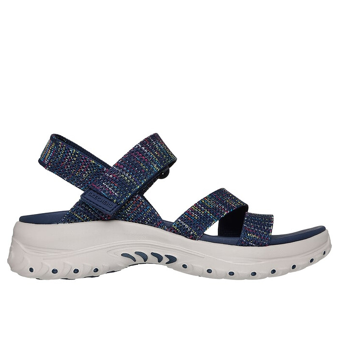 Skechers Women's Reggae Bound-Sweet Crush Sport Sandal Navy/Multi - 163681-NVMT