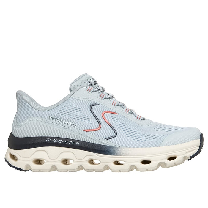 Skechers Women' Glide-Step Sole Slip-Ins Shoe Blue/Multi - 180272-BLMT