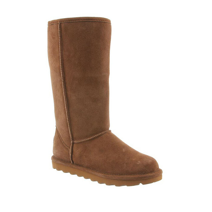 BEARPAW Women's Elle Tall 12" Suede Boot Hickory - 1963W-220