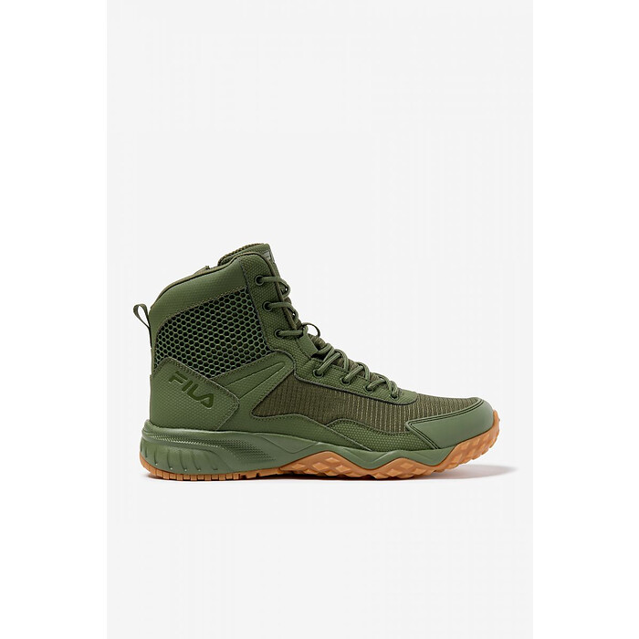 FILA WORK  Men’s Chastizer Soft Toe Tactical Work Boot Chive/Chive/Gum - 1LM00358-353