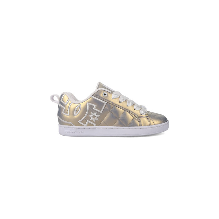 DC Shoes Women's Court Graffik Skate Shoe Light Gold - DC01666710-LTGOLD