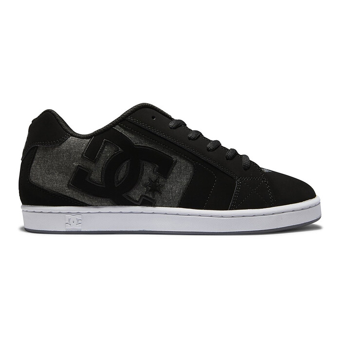 DC Shoes Men's Net Shoes Black/Armor/White - 302361-BMW