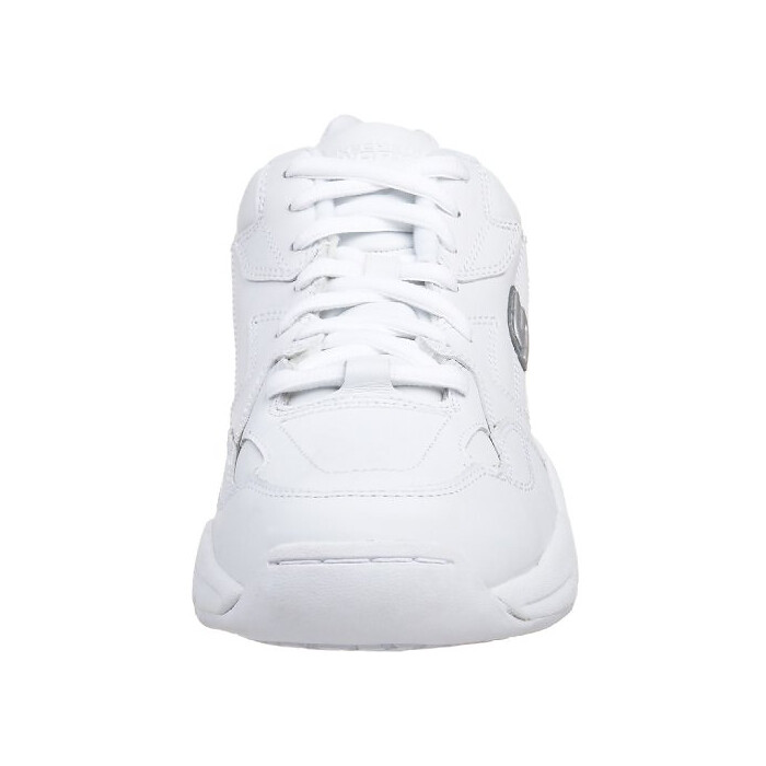 SKECHERS WORK Men's Keystone Soft Toe Slip Resistant Athletic Work Shoe White - 76690EW
