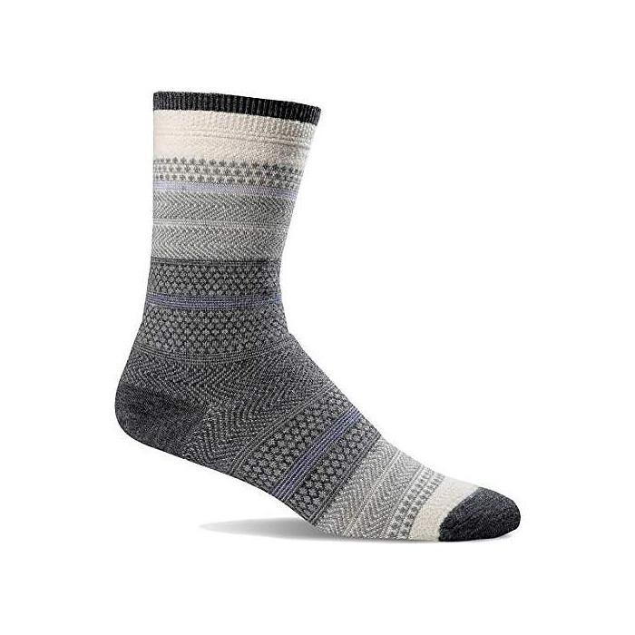 Sockwell Women's Jasmin Crew Essential Comfort Socks Charcoal - LD23W-850