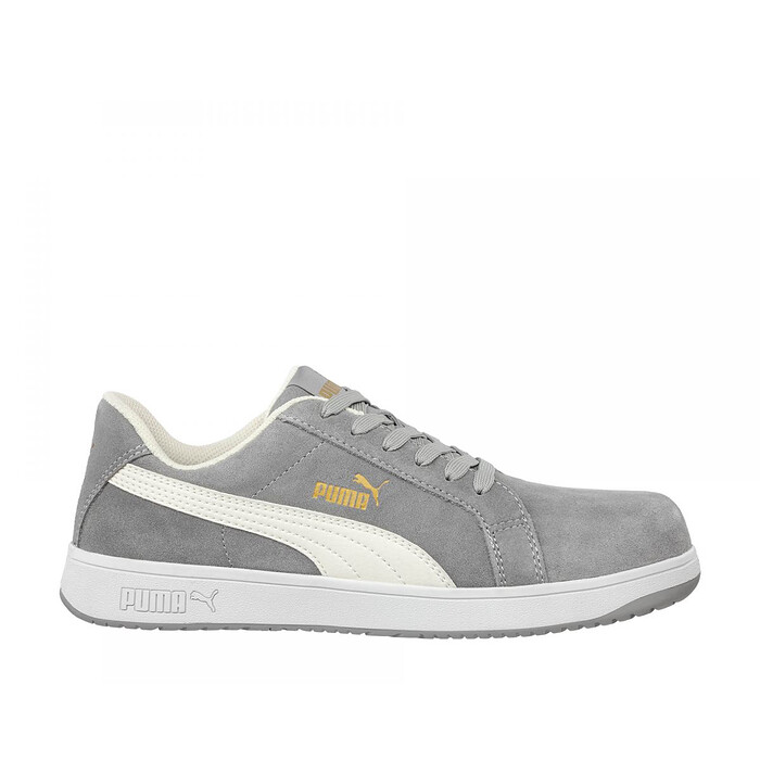 PUMA Safety Men's Iconic Low Composite Toe SD Work Shoes Grey Suede - 640035