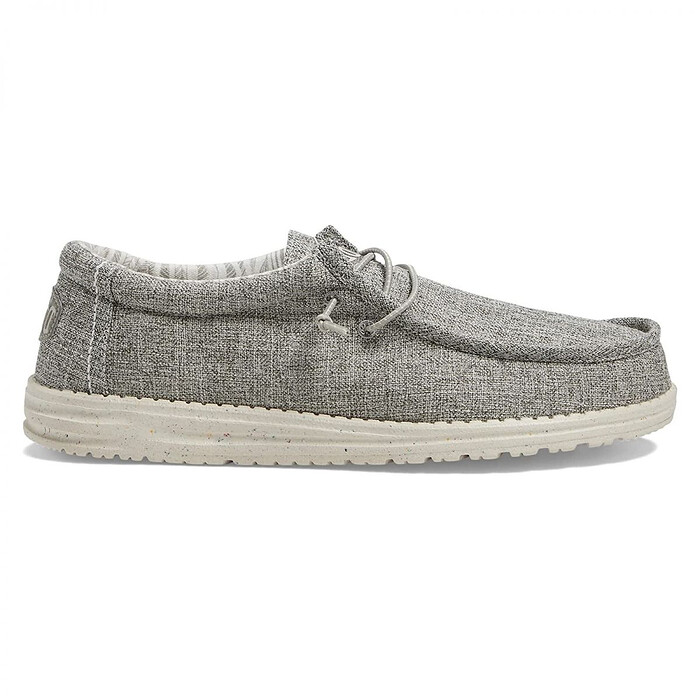 HEY DUDE Shoes Men's Wally Eco Linen Iron - 40005-1HR
