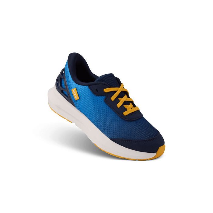Kizik Big Kids' Athens 2 Hands-Free Sneakers Super Sonic/Naval Academy - BATH2501