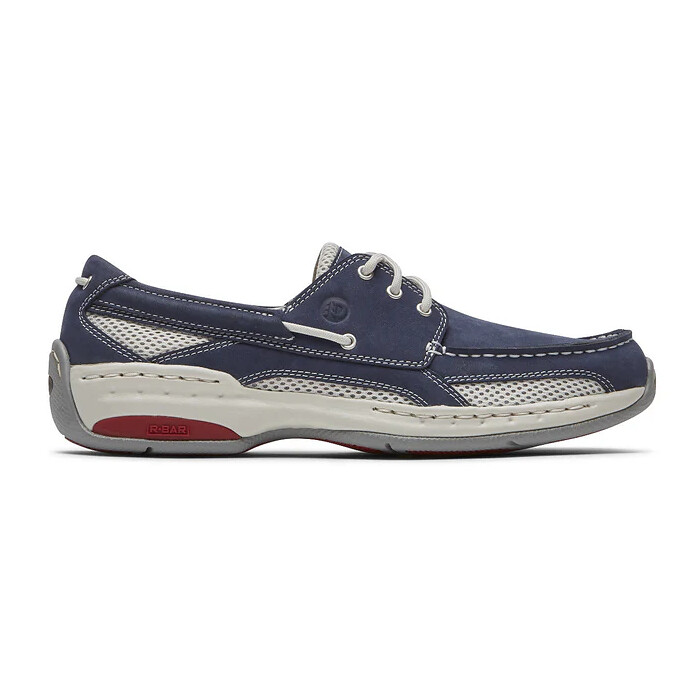 Dunham Men's Captain Boat Shoe Navy Nubuck - MCN410-JBU71 (CI0145)