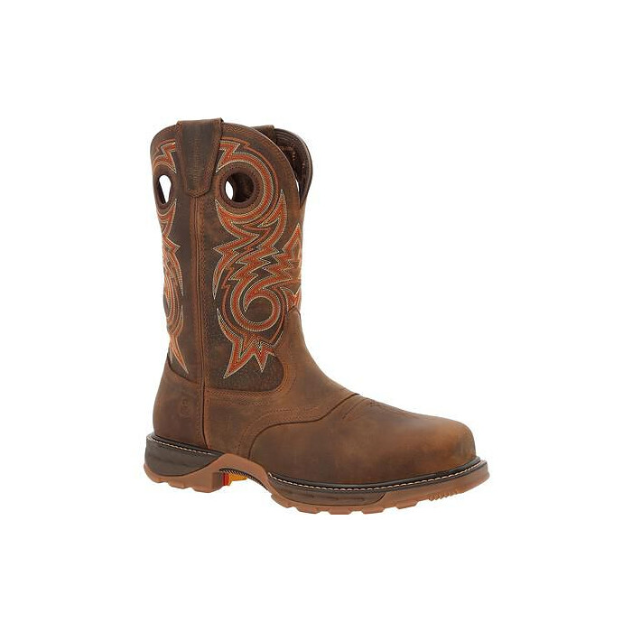 DURANGO WORK Men's 11" Maverick XP™ Composite Toe Waterproof Western Work Boot Brown - DDB0365