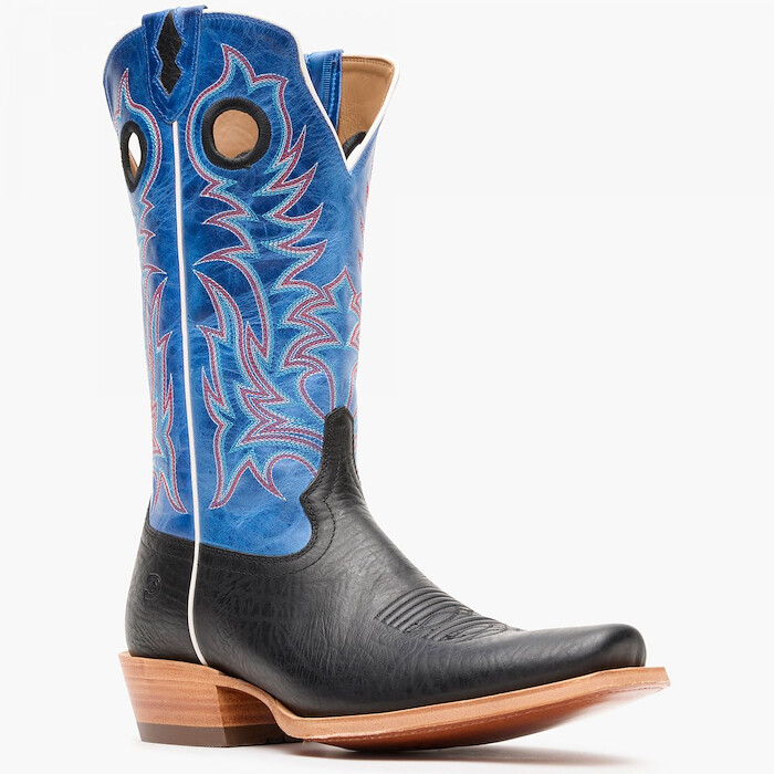 Durango Men's Arena Pro Elite Western Boot Raven Black/Lapis Blue - DDB0511
