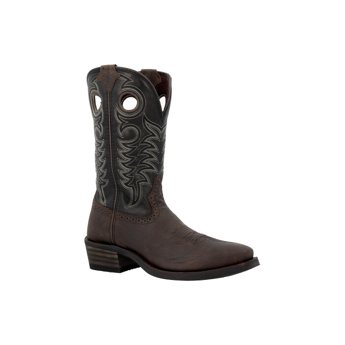 Durango Men's 12" Rebel Pro Roughstock Mudstone/Black Western Boot - DDB0553